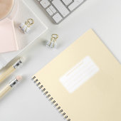 Esthetische zachte pastel effen kleur compositie notitieboek