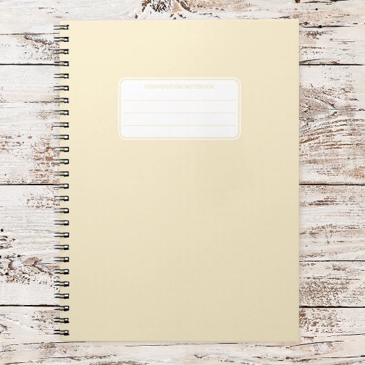 Esthetische zachte pastel effen kleur compositie notitieboek