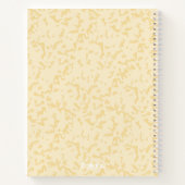 Esthetische zachte pastelmarmercompositie notitieboek (Achterkant)