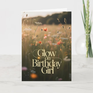 Esthetische Zonneovergoten Gouden Uur Botanisch Kaart