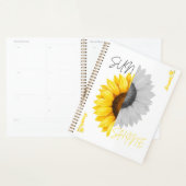 Esthetische Zonneschijn Zonnebloem Spiraal Noteboo Planner (Display)