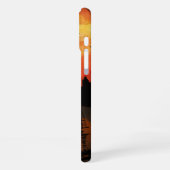 Esthetische zonsondergang iphone 16 pro hoes hoesje (Linkerkant)