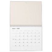 Esthetische Zwaan Kalender (Mar 2027)