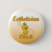 Esthitician Chick Ronde Button 5,7 Cm (Voorkant)
