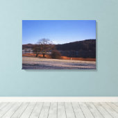 Esthwaite Water Lake District England Canvas Afdruk (Insitu (Houten vloer))