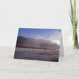 Esthwiate Water Winter Feestdagen Kaart