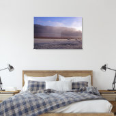 Esthwiate Water Winter Holiday Card Canvas Afdruk (Insitu (Slaapkamer))