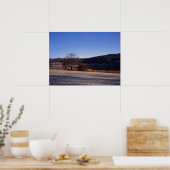 Esthwiate Water Winter Holiday Card Poster (Keuken)