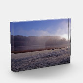 Esthwiate Water Winter Holiday Card Poster Fotoblokken (Links)