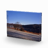 Esthwiate Water Winter Holiday Card Poster Fotoblokken (Rechts)