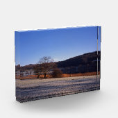 Esthwiate Water Winter Holiday Card Poster Fotoblokken (Links)