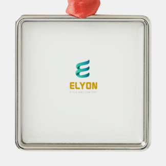 Estilo: Adorno cuadrado superior Metalen Ornament