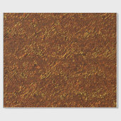 Estilo alvenaria rústica marrom e tom dourado cadeaupapier (Vlak)