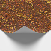 Estilo alvenaria rústica marrom e tom dourado cadeaupapier (Hoek)