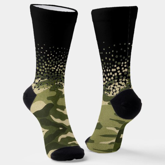 estilo militar granulado sokken (Gebogen)