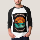 Estilo praia dia e noite t-shirt (Voorkant)