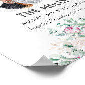 Estische Hond Handtekening Drink teken Poster (Hoek)