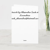 ESTJ/INFJ-kaart, geïnspireerd op socionica in verb Kaart (Achterkant)