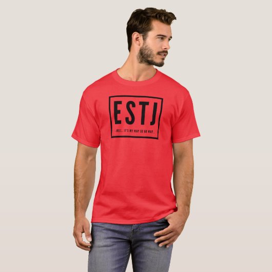 ESTJ T-SHIRT (Voorkant volledig)