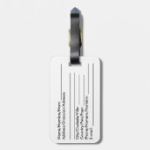 Estland Bagagelabel (Achterkant verticaal)