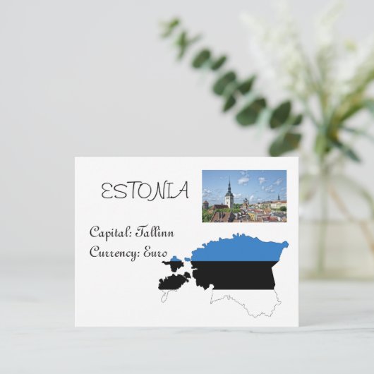 Estland Briefkaart (Staand voorkant)