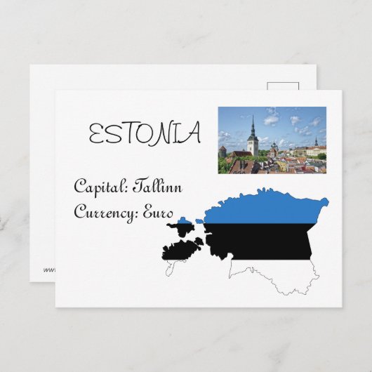 Estland Briefkaart (Voorkant / Achterkant)