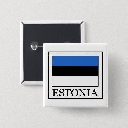 Estland Button (Voorkant /achterkant)
