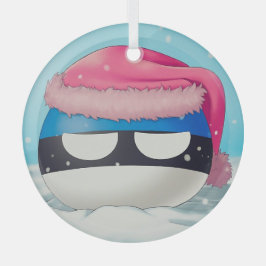 Estland Countryball Kerstmis Polandballs Glas Ornament