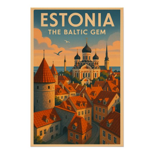 Estland – De Baltische Edelsteen Perfect Poster (Voorkant)