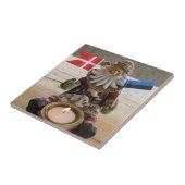 Estland, Denemarken Kerstmis Tegel! Tegeltje (Zijkant)