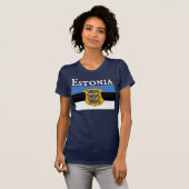 Estland (Eesti) T-shirt (Voorkant volledig)