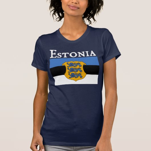 Estland (Eesti) T-shirt (Voorkant)
