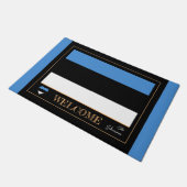 Estland & Estlandse vlag huis matten / sport Welko (Schuin)