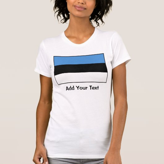 Estland - Estse vlag T-shirt (Voorkant)