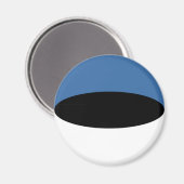 Estland Fisheye Vlag Magneet (Voorkant / Achterkant)