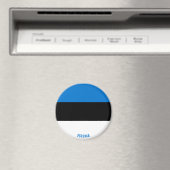 Estland Flag Charming Patriotic Magnet (Insitu (Vaatwasser))