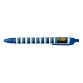 Estland Flag Cute Patriotic Zwarte Inkt Pen (Bodem)