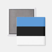 Estland Flag EE Magneet (Voorkant / Achterkant)