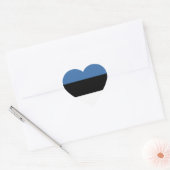 Estland Flag Heart Sticker (Envelop)