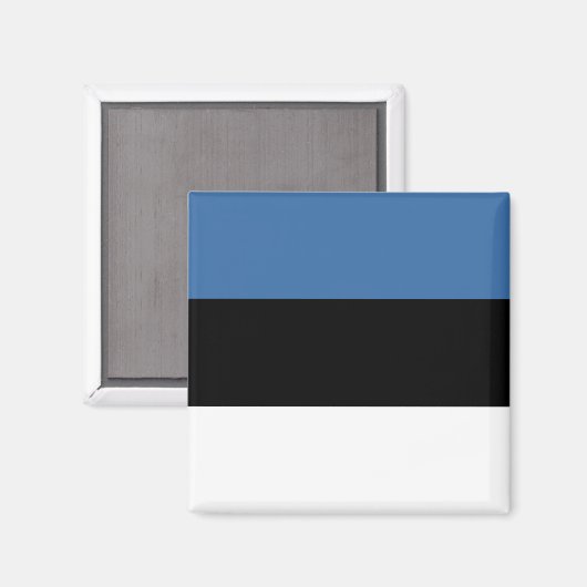 Estland Flag Magnet (Voorkant / Achterkant)