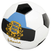 Estland, Football en Estse vlag / sport Voetbal (Drie kwart)