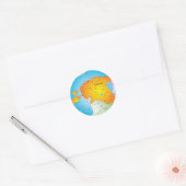 Estland Kaart Stickers (Envelop)