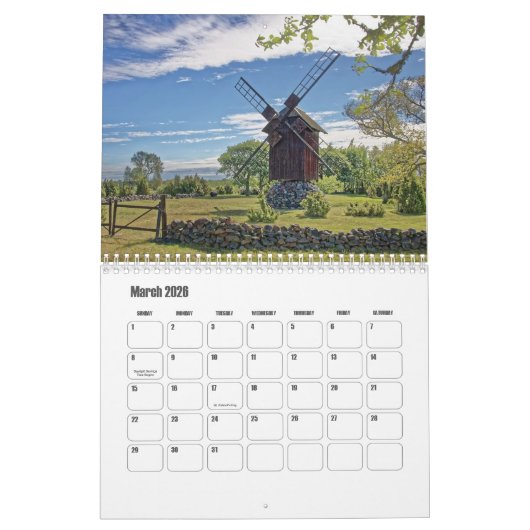 ESTLAND KALENDER (Mar 2026)