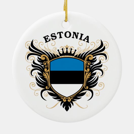 Estland Keramisch Ornament (Achterkant)