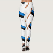 Estland Land Vlag Thunder_Cove Leggings (Achterkant)