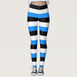 Estland leggings estland kleuren leggings<br><div class="desc">Eesti / Estland Vlag kleuren vrouwen in de leggings van de gedrukte pers. Scandinavische stijlontworpen vrouw leggings met vetgedrukte strepen. Leggings van hoge kwaliteit met een overdruk van de Estse vlag. Een van onze uitgebreide Scandinavische sovenirs. Bezoek onze Scandinavische Stijlwinkel om al onze Finse vlag en Scandinavische vlagproducten te zien....</div>