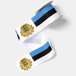 Estland Lint, Embleem, patriottisch, Estlandse Vla Satijnen Lint