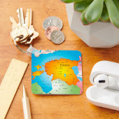 Estland Map Sleutelhanger