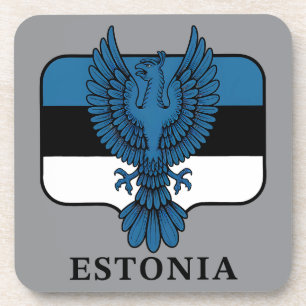 Estland Noord-Europa Bier Onderzetter