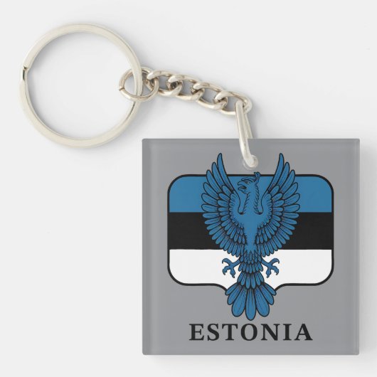 Estland Noord-Europa Sleutelhanger (voorkant)